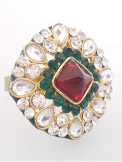 Kundan Finger Ring